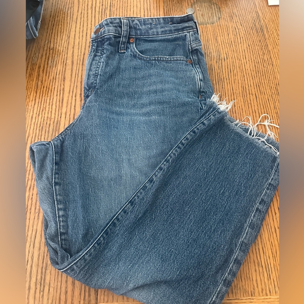 Madewell Curvy Perfect Vintage Blue Jeans